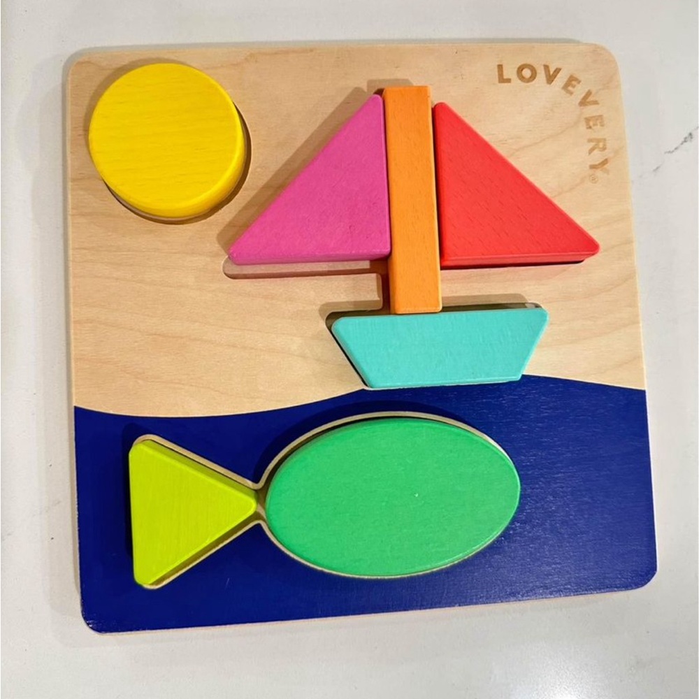 Lovevery double sided sunny day puzzle